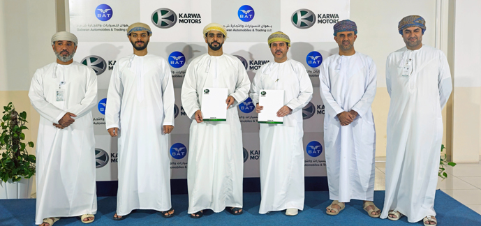 <h2>KARWA MOTORS PARTNERS WITH BAHWAN AUTOMOBILES & TRADING LLC TO STRENGTHEN AFTER-SALES SERVICE NETWORK</h2>
<p>Karwa Motors, a leading manufacturer of innovative and reliable buses proudly made in Oman, has entered into a strategic After-Sales Service Support partnership with Bahwan Automobiles & Trading LLC (BAT).</p>